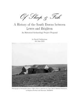 Of Sheep & Fish: an Historical Archaeology Project Proposal on the South Downs Between Brighton and Lewes, 1830--1942