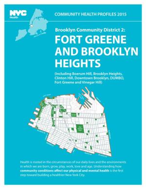 FORT GREENE and BROOKLYN HEIGHTS (Including Boerum Hill, Brooklyn Heights, Clinton Hill, Downtown Brooklyn, DUMBO, Fort Greene and Vinegar Hill)
