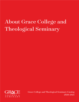 About Grace College and Theological Seminary