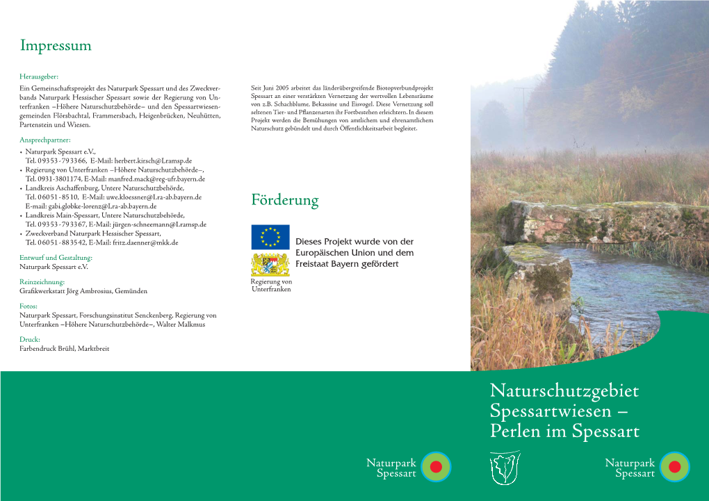 Naturschutzgebiet Spessartwiesen – Perlen Im Spessart