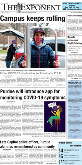 Purdue Will Introduce App for Monitoring COVID-19 Symptoms