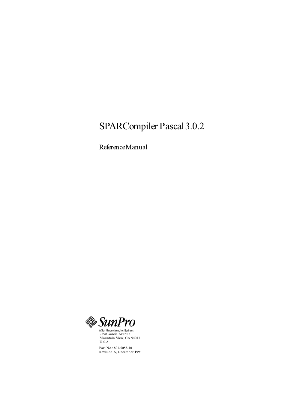 Pascal 3.0.2 Reference Manual—December 1993 Record