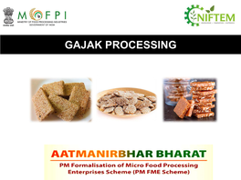 Gajak Processing Introduction