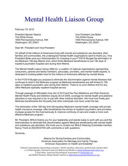 Mental Health Liaison Group