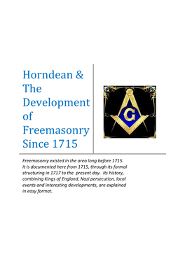 Freemasonry in Gosport Since