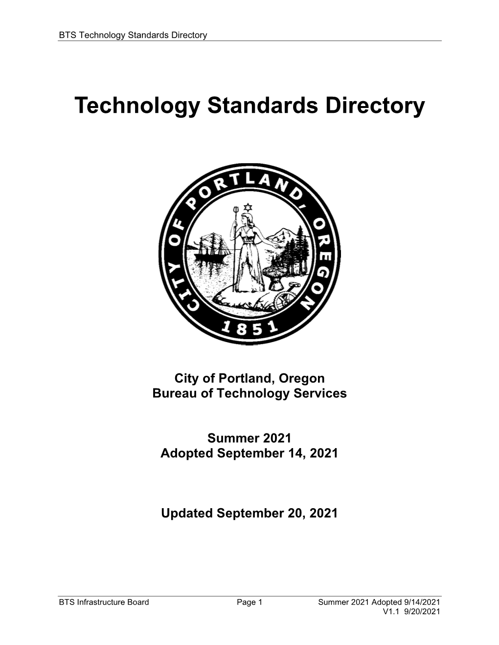 BTS Technology Standards Directory