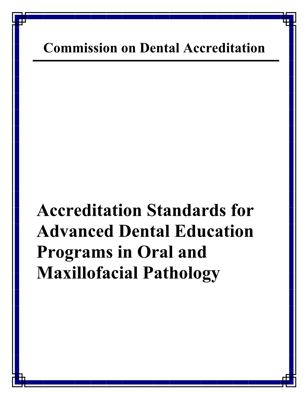 Oral and Maxillofacial Pathology