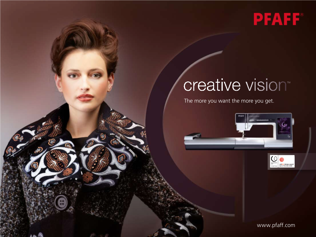 PFAFF® Creative Vision