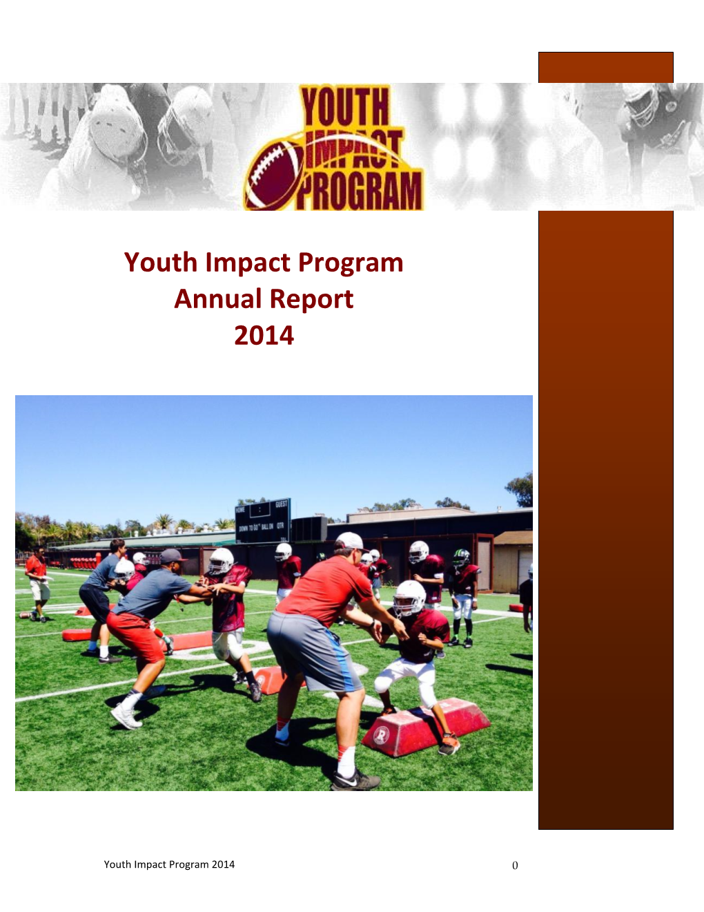 Youth Impact Program Annual Report 2014
