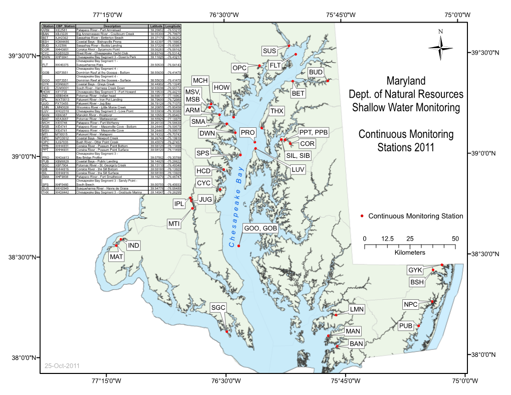 Maryland Dept. of Natural Resources Shallow Water