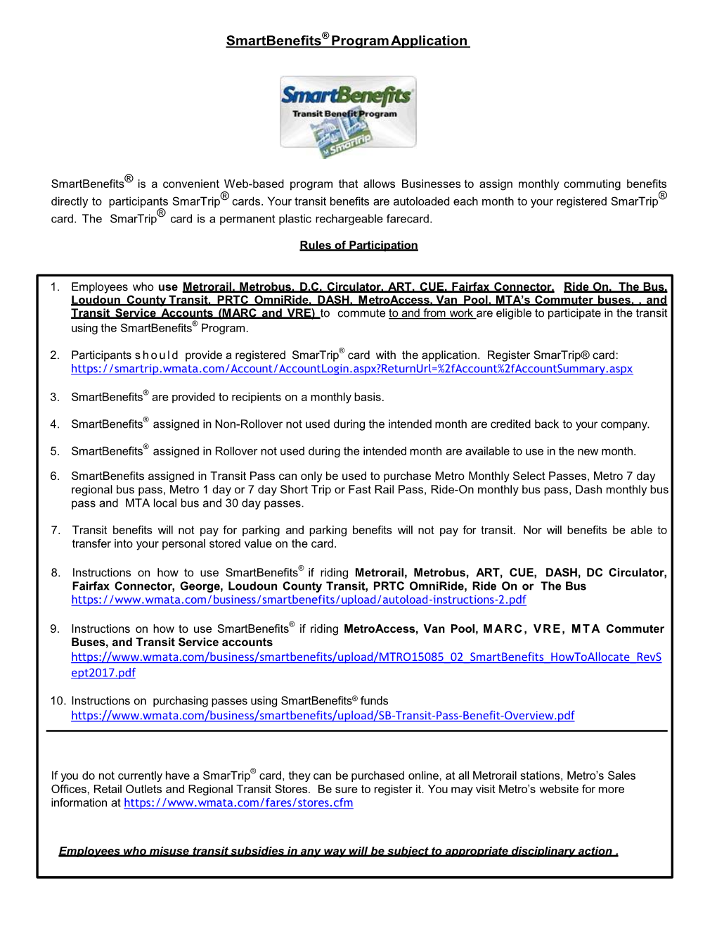 SB Transit Pass Benefit Overview 2018 V2.Indd