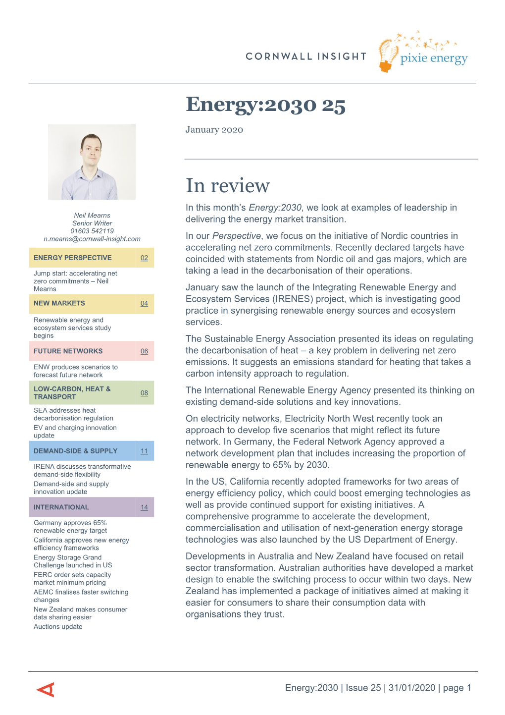 Energy:2030 25 in Review