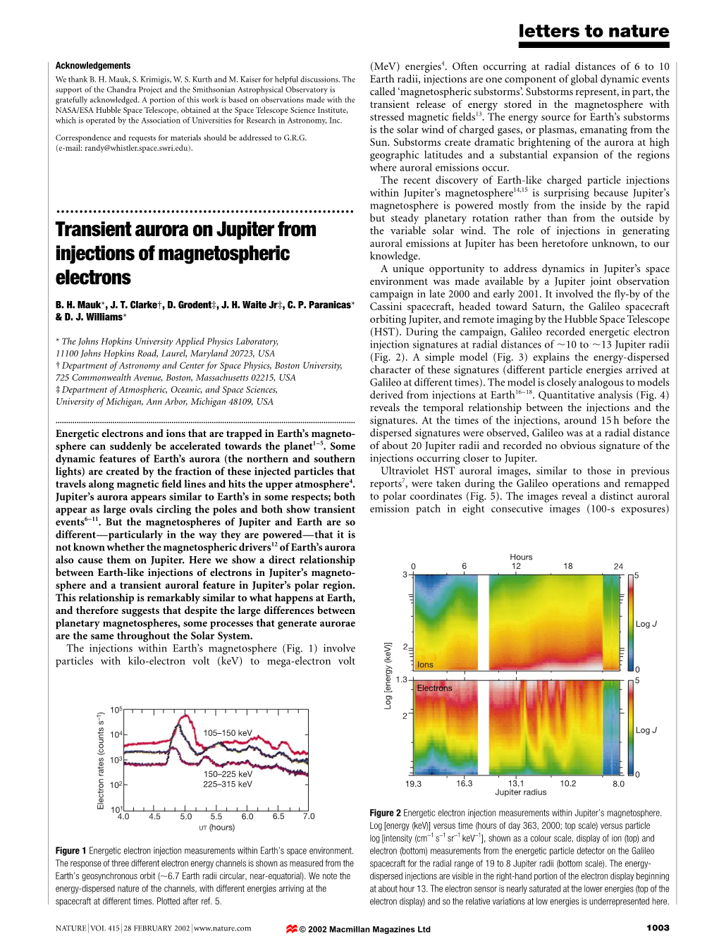 Transient Aurora on Jupiter from Injections of Magnetospheric