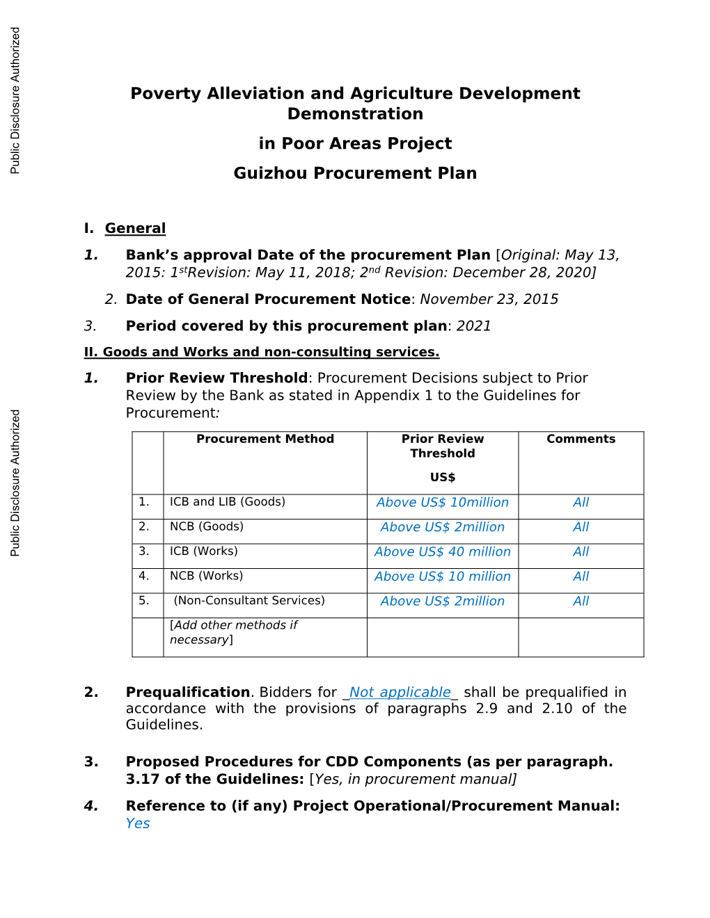 World Bank Document