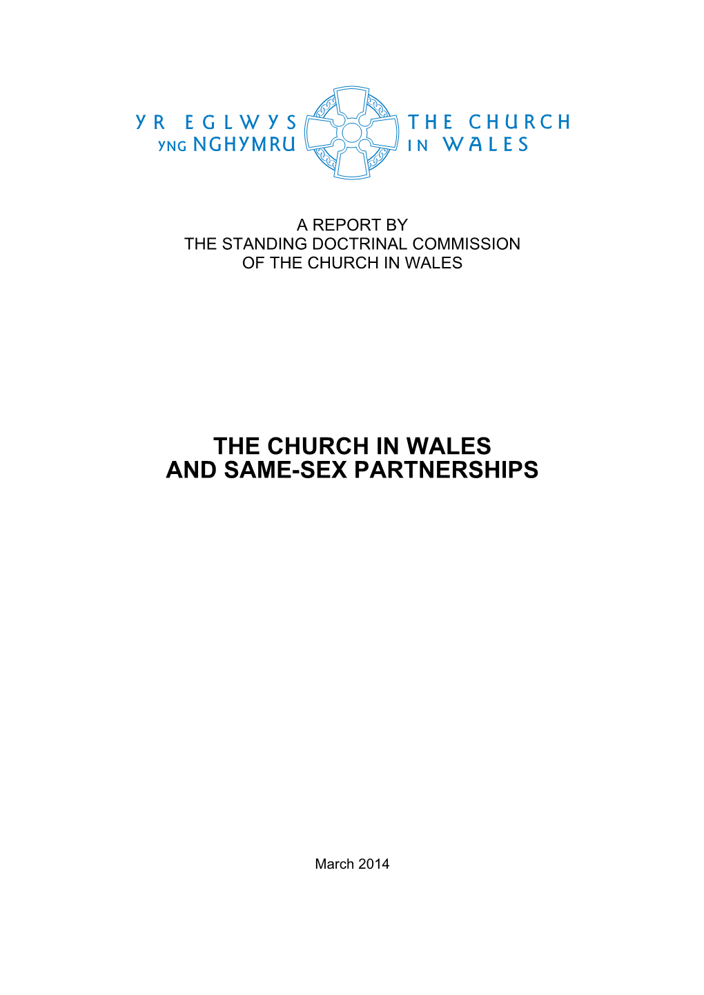 The Church in Wales and Same-Sex Partnerships (PDF)