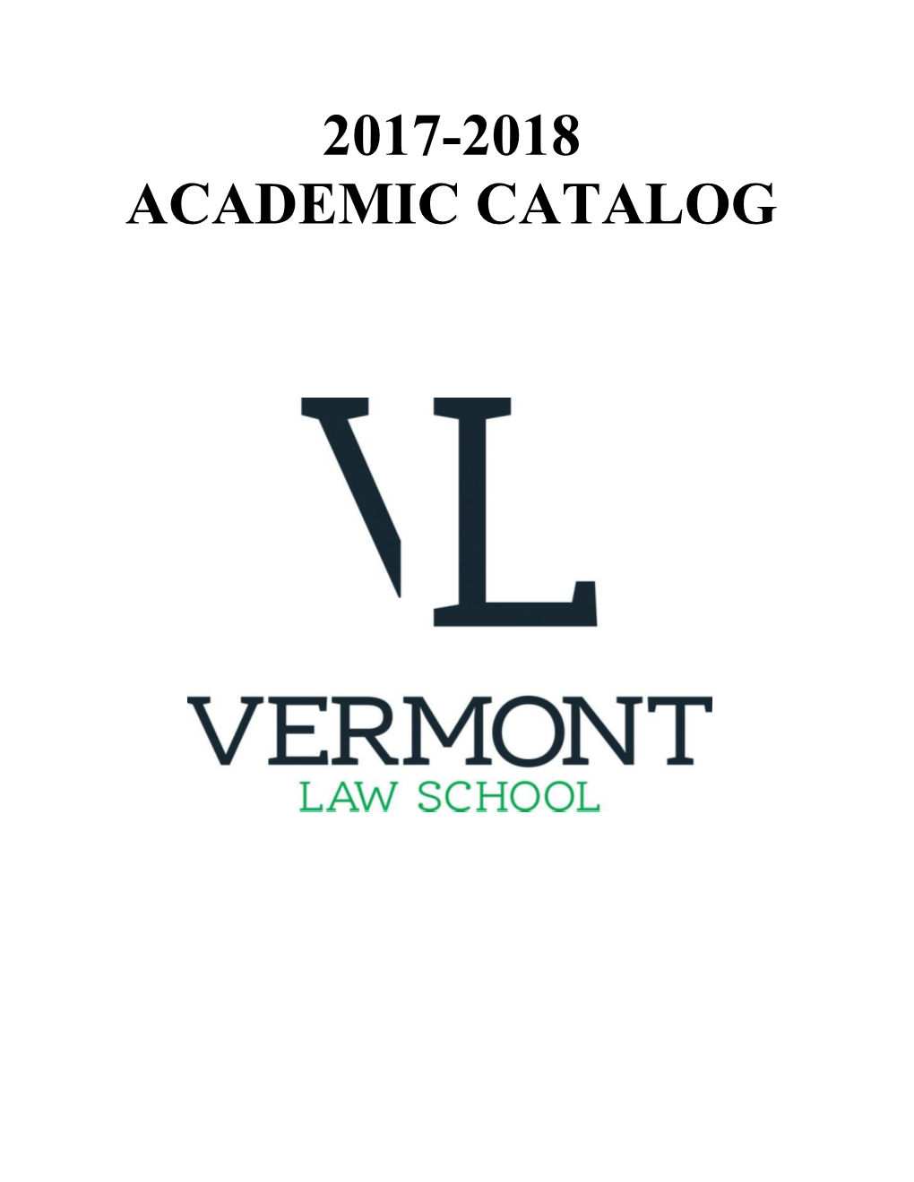 2017-2018 Academic Catalog