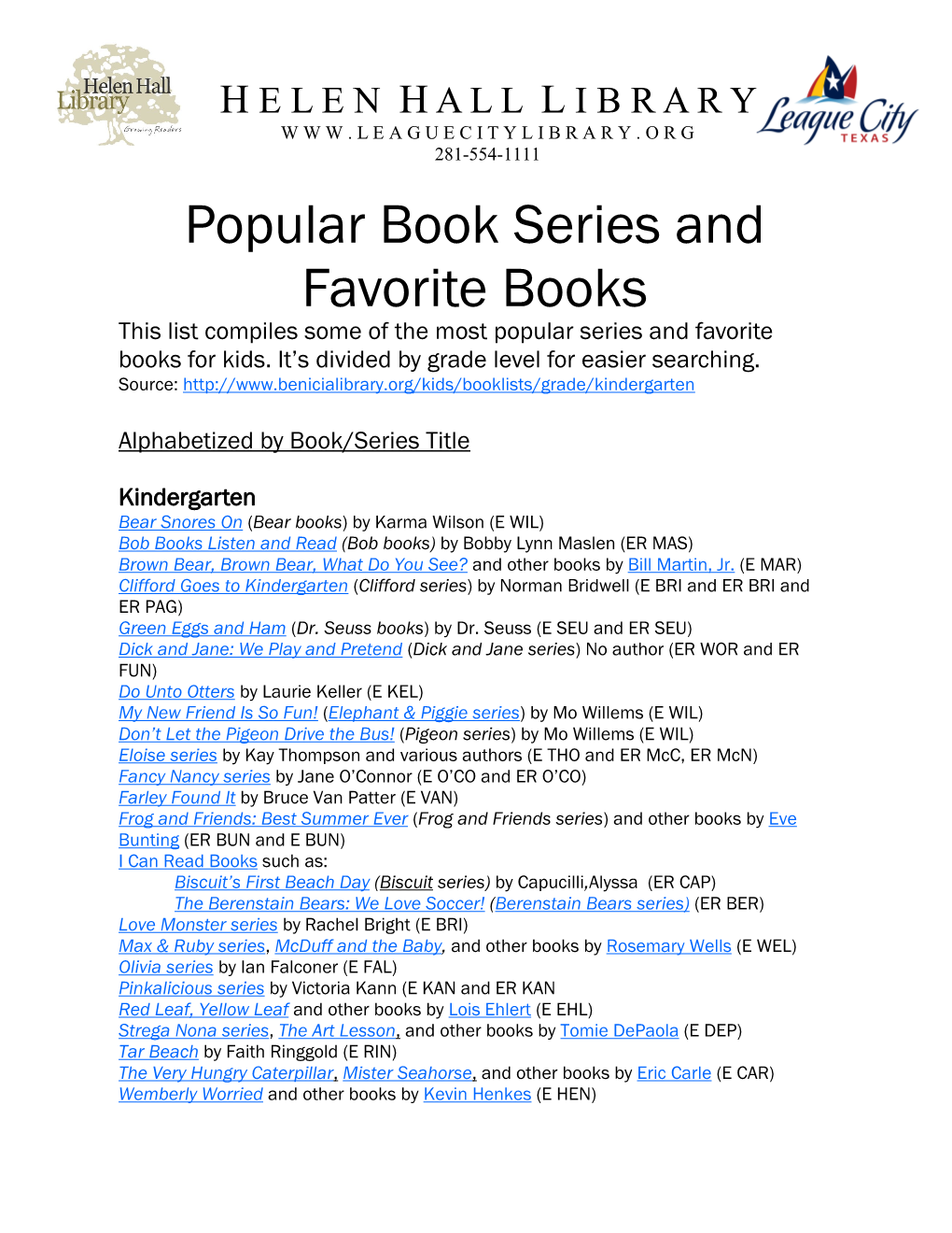 Popular Book Series and Favorite Books This List Compiles Some of the Most Popular Series and Favorite Books for Kids