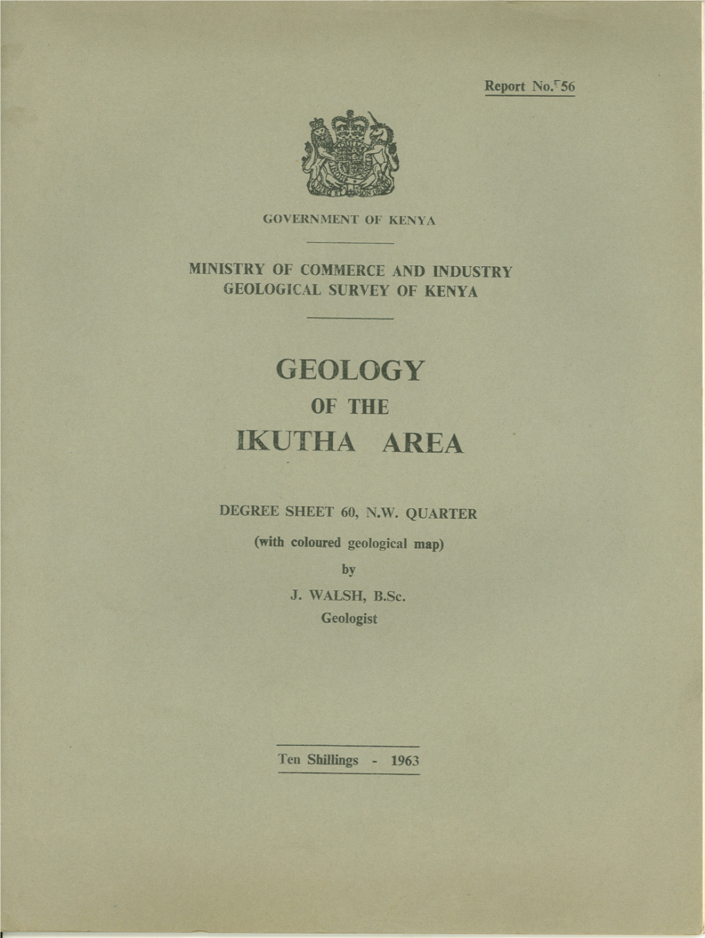 Geology of the Ikutha Area