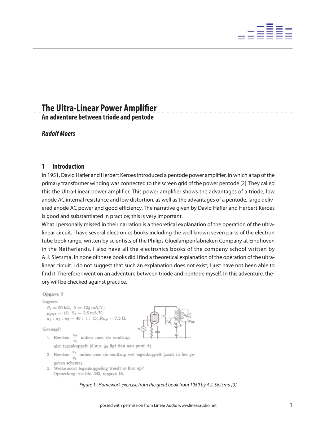The Ultra-Linear Power Amplifier