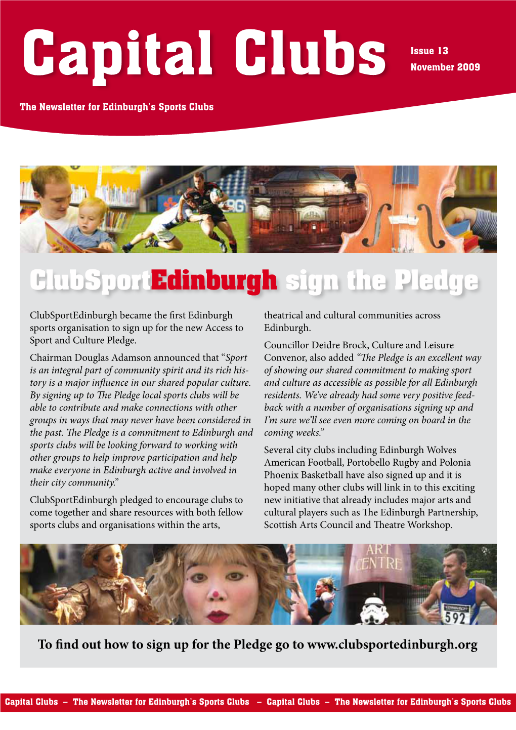 Clubsportedinburgh Sign the Pledge