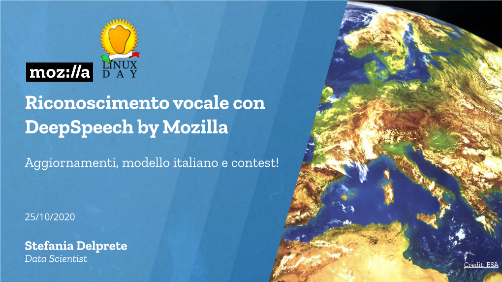 Riconoscimento Vocale Con Deepspeech by Mozilla