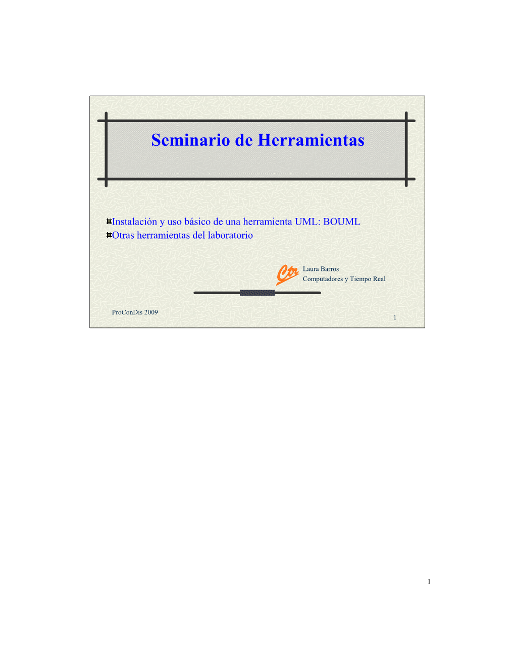 Seminario De Herramientas