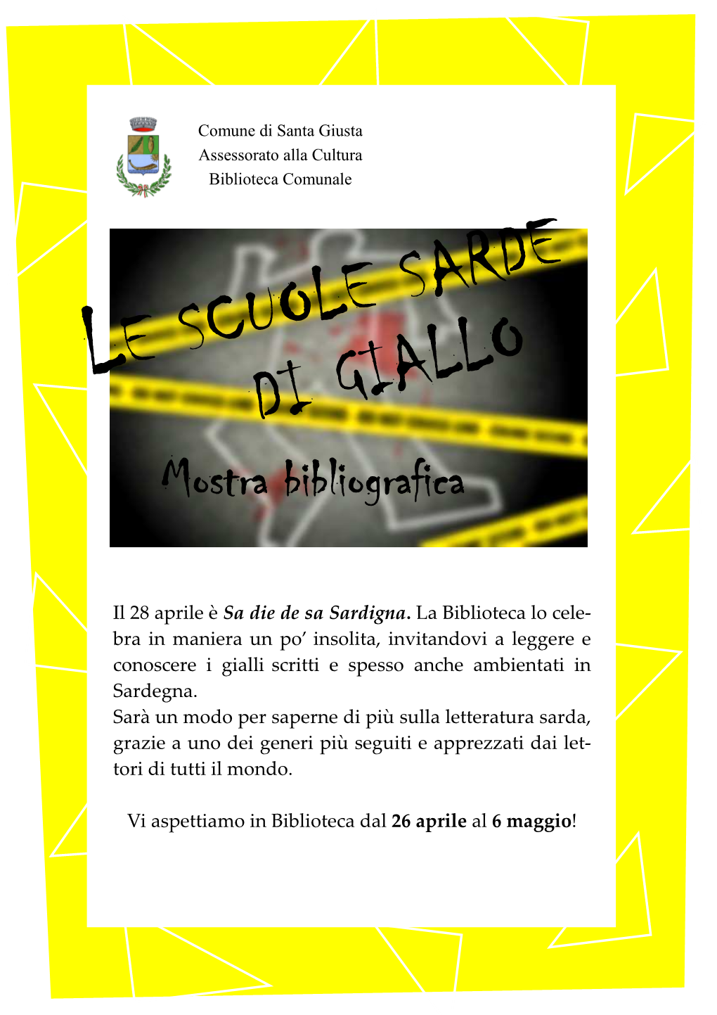 Mostra Bibliografica Giallo Sardo