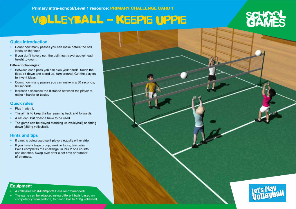 Volleyball - Keepie Uppie