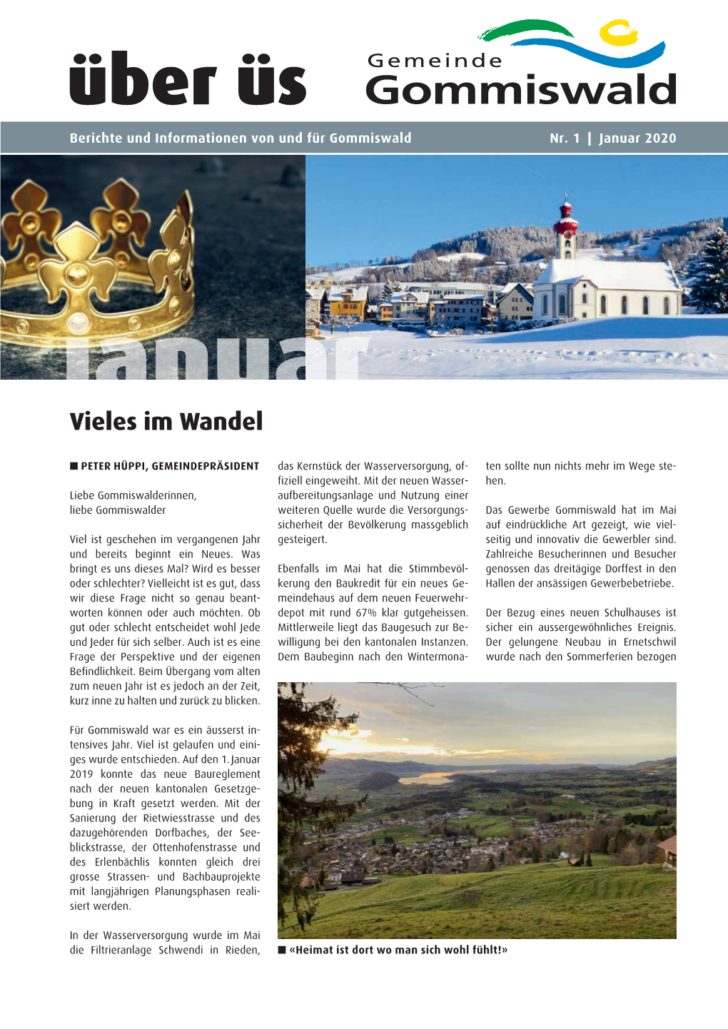 Nr. 1 – Mitteilungsblatt Januar 2020