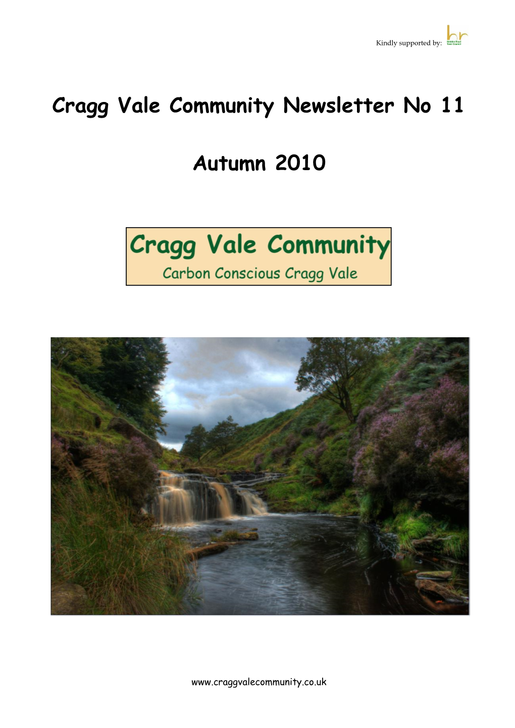 Cragg Vale Community Newsletter No 8