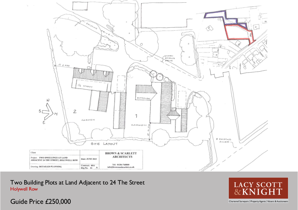 Guide Price £250,000 Two Building Plots