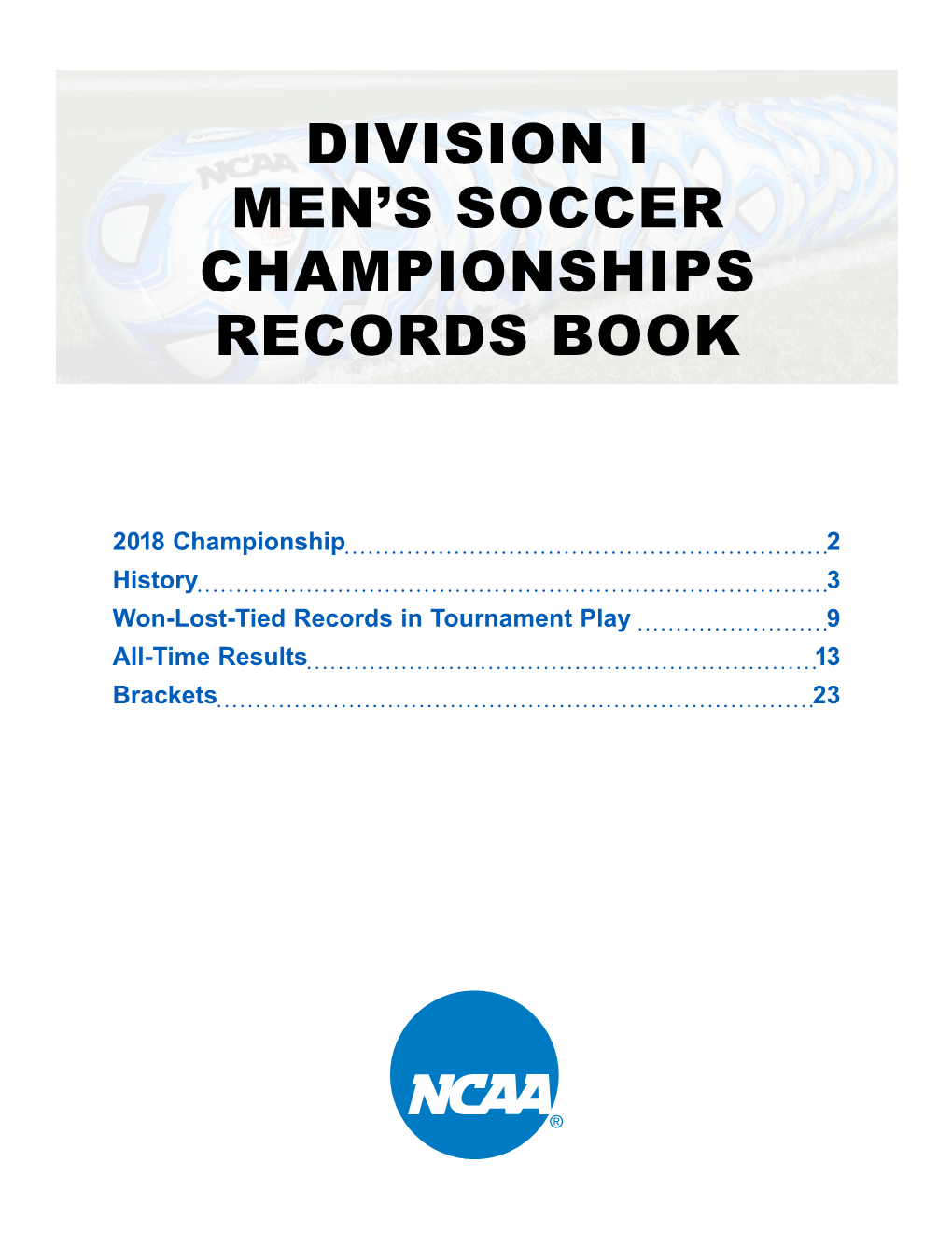 Division I Men's Soccer Championships