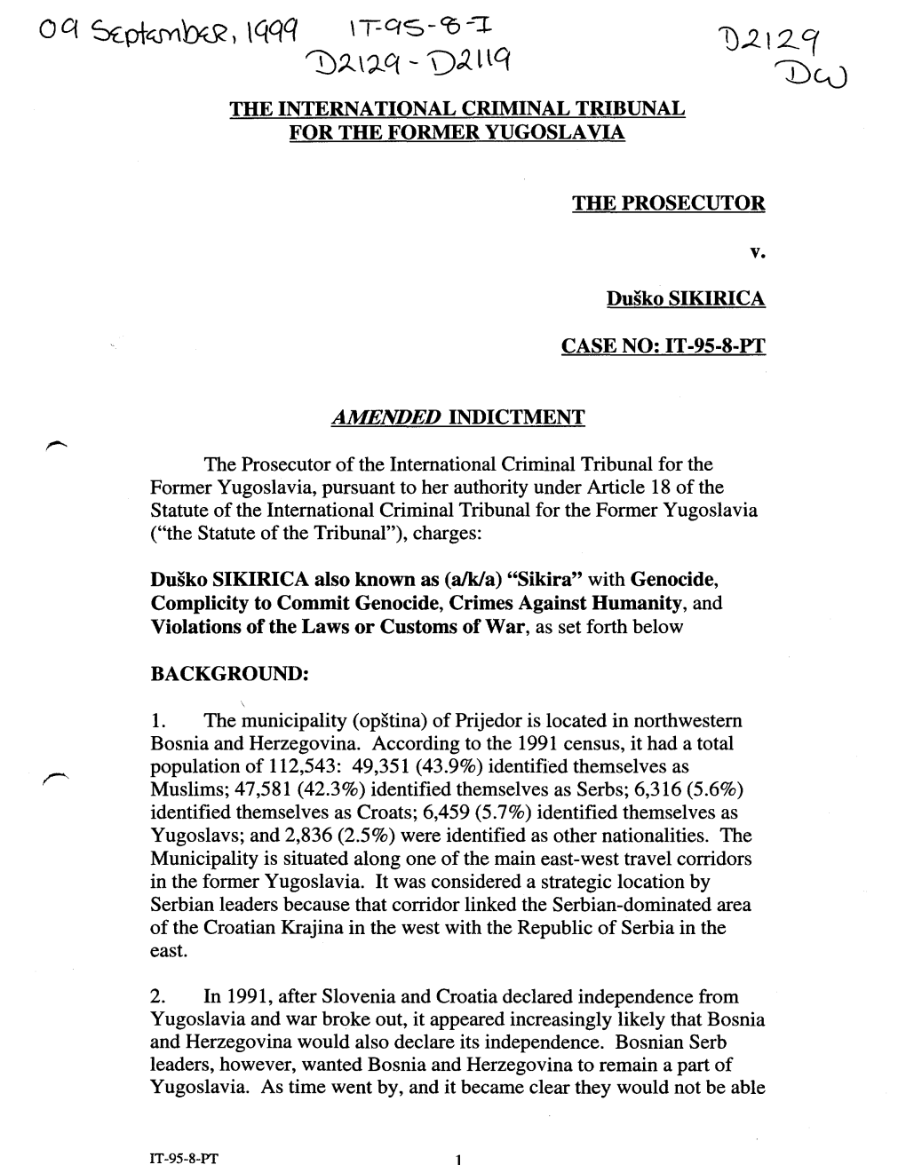 Amended Indictment