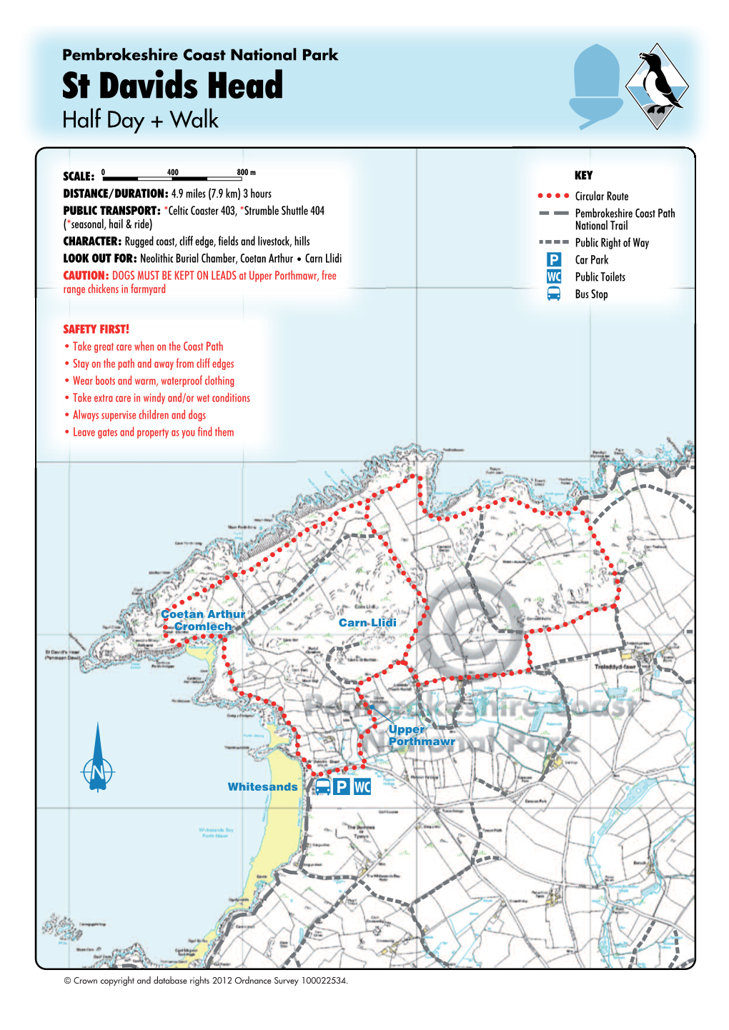 St Davids Head Half Day + Walk