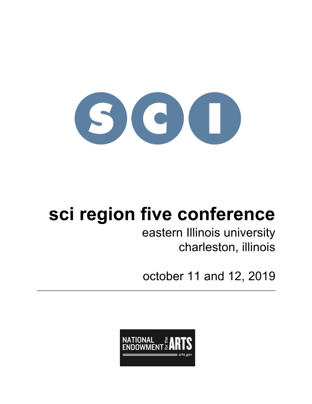 Sci Region Five Conference Eastern Illinois University Charleston, Illinois