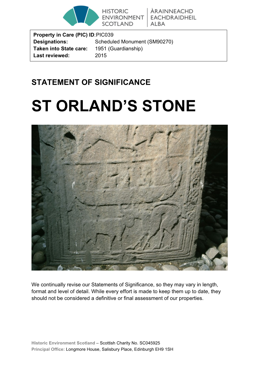 St Orland's Stone