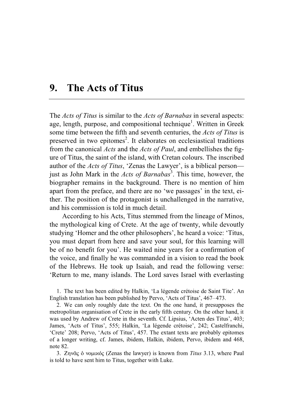 9. the Acts of Titus