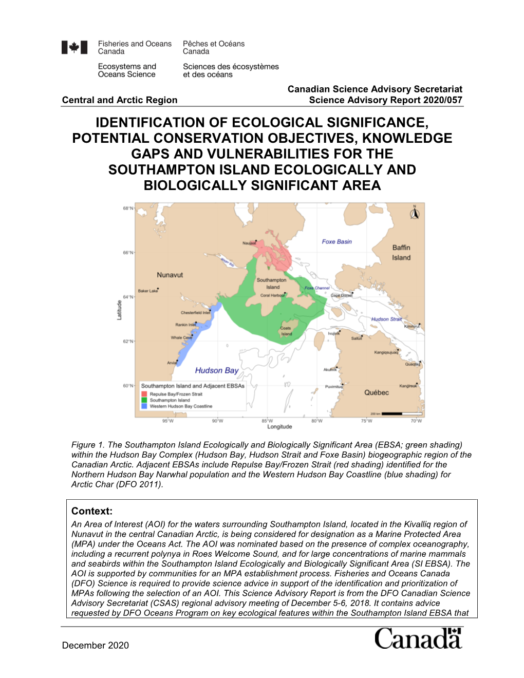 Identification of Ecological Significance, Potential