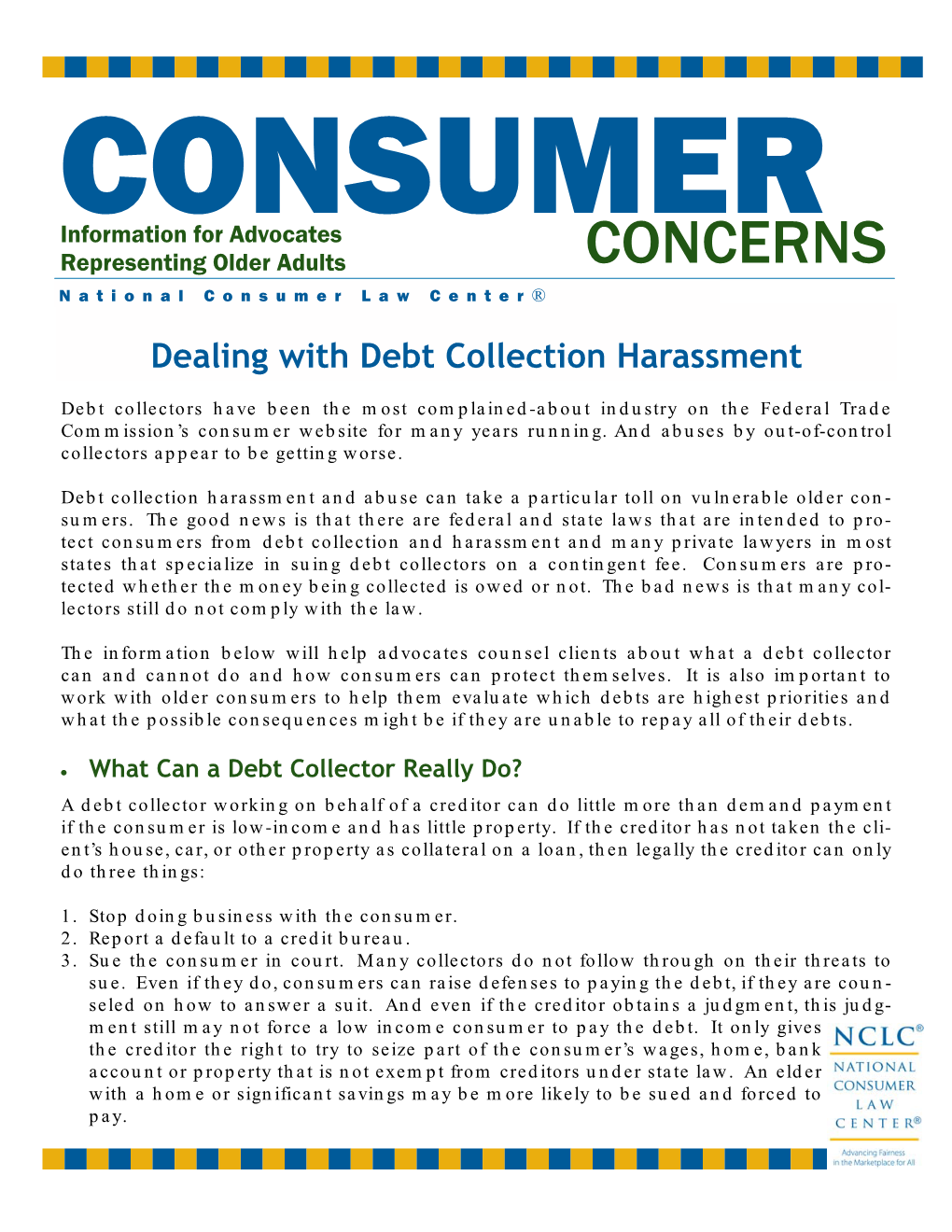 Dealing with Debt Collection Harassment