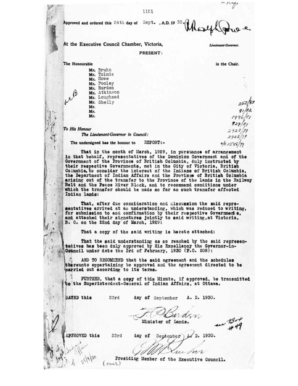 Order in Council 1151/1930