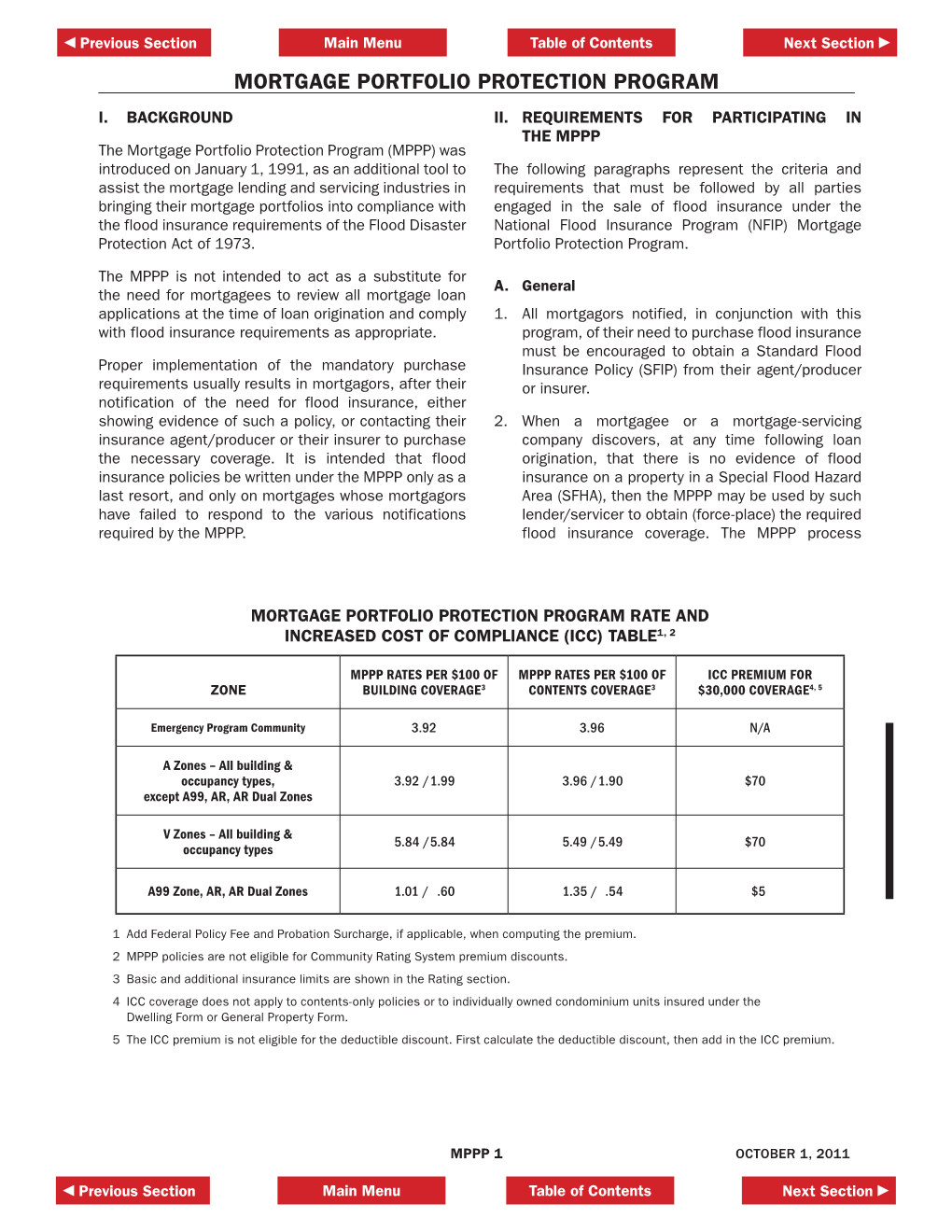 Mortgage Portfolio Protection Program