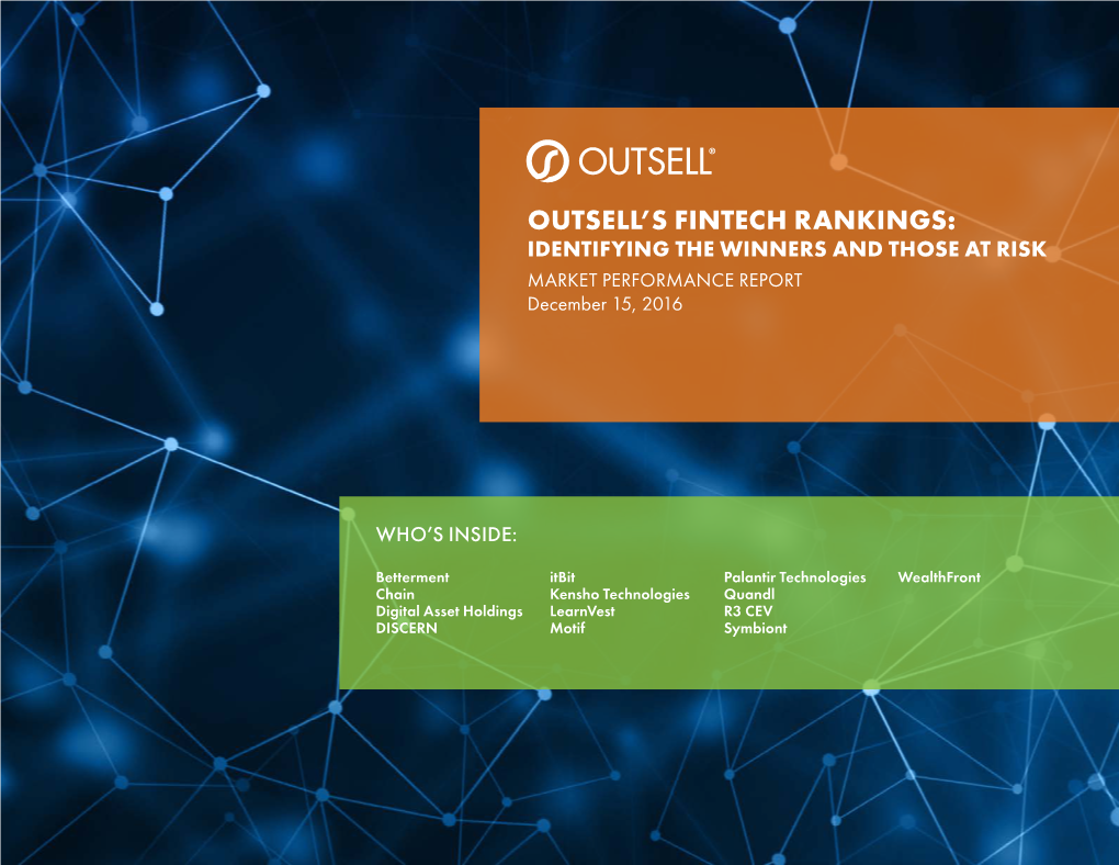 Outsell's Fintech Rankings
