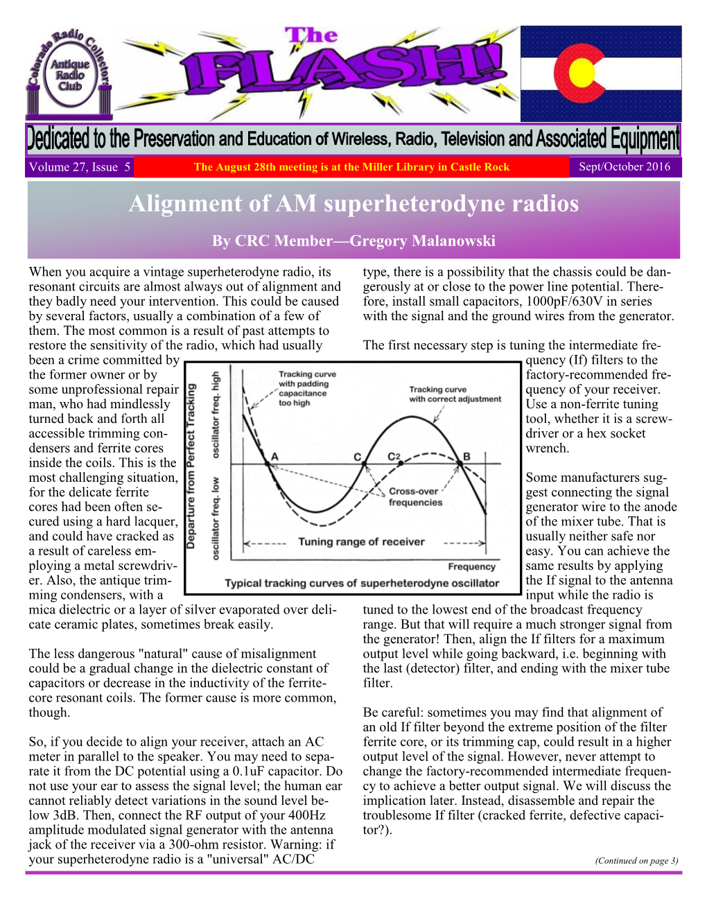 Alignment of AM Superheterodyne Radios