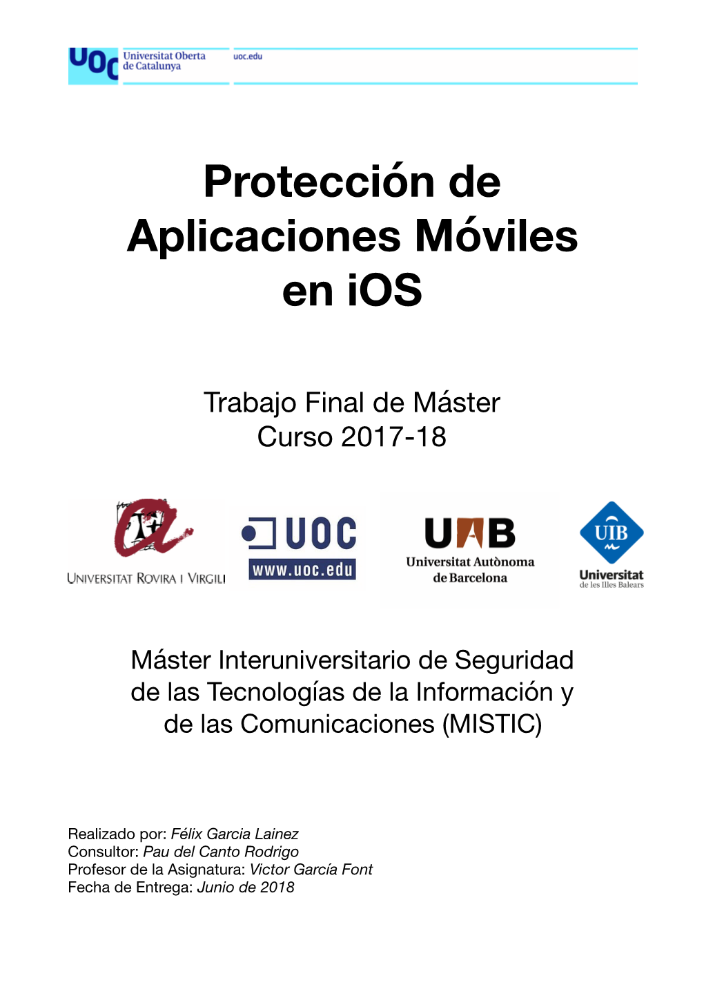 Protección De Aplicaciones Móviles En Ios