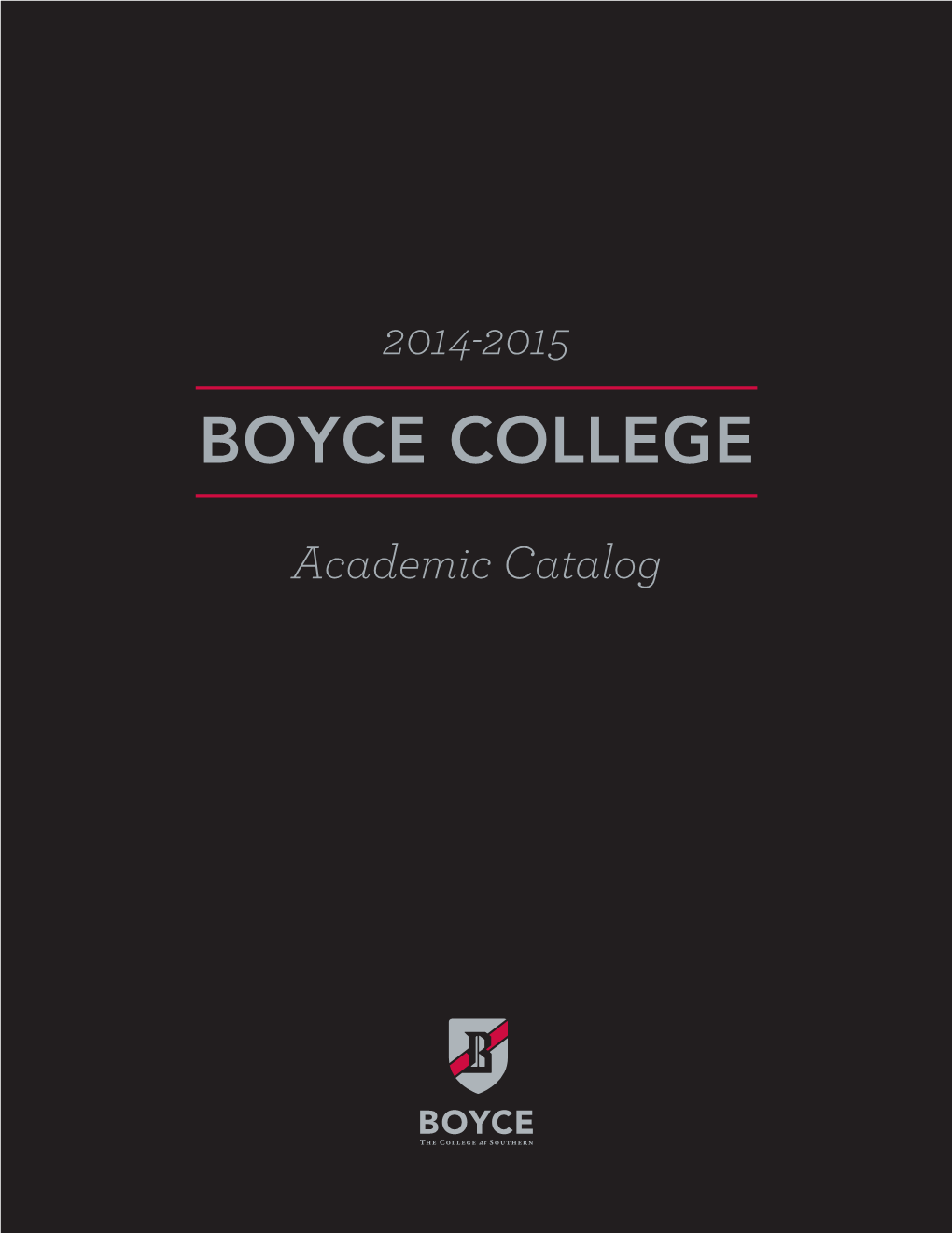 2014-2015 Academic Catalog