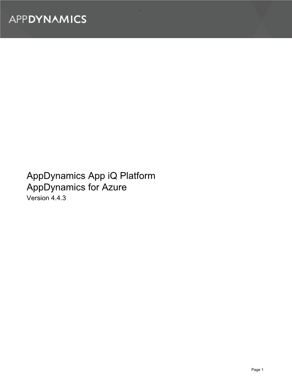 Appdynamics for Azure App Service