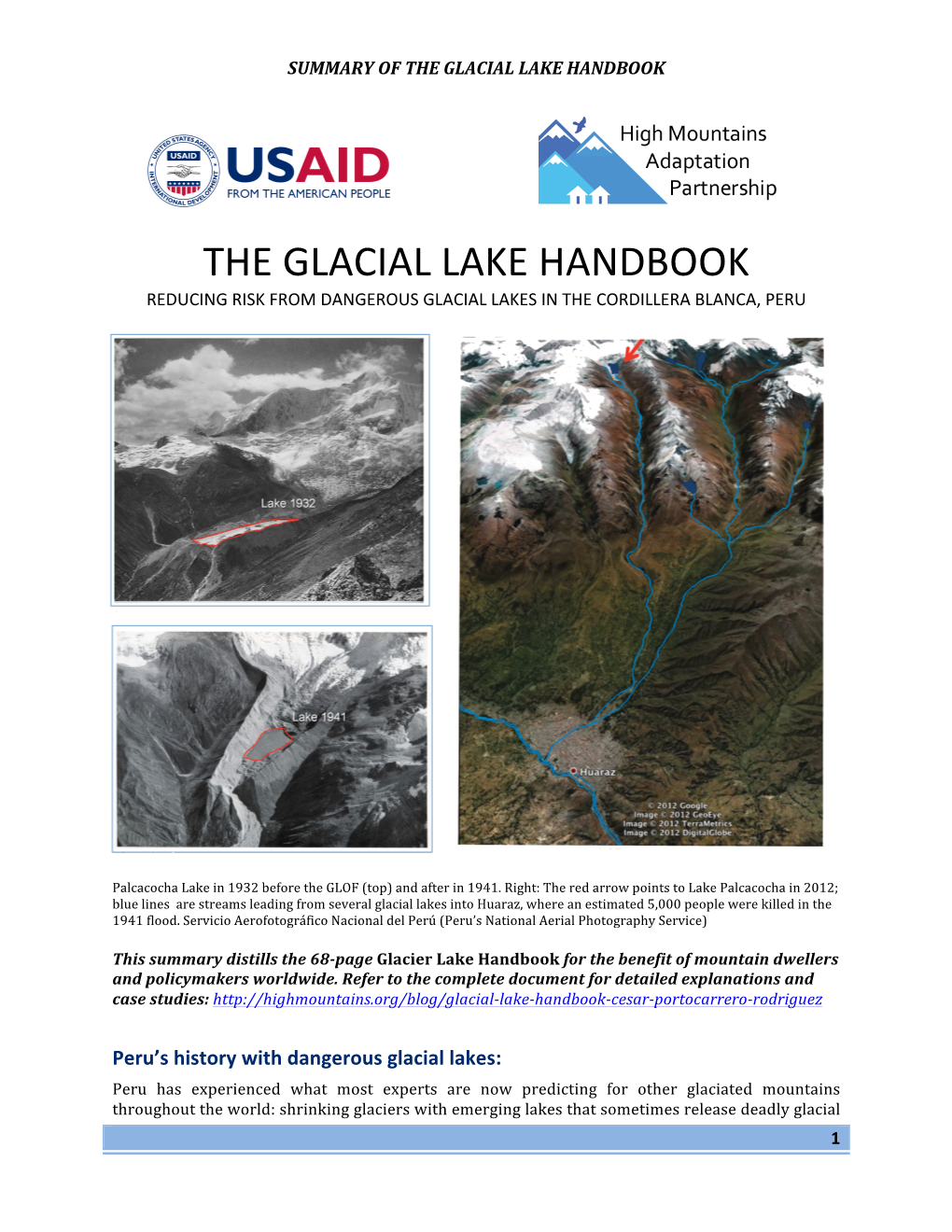 Summary of the Glacial Lake Handbook