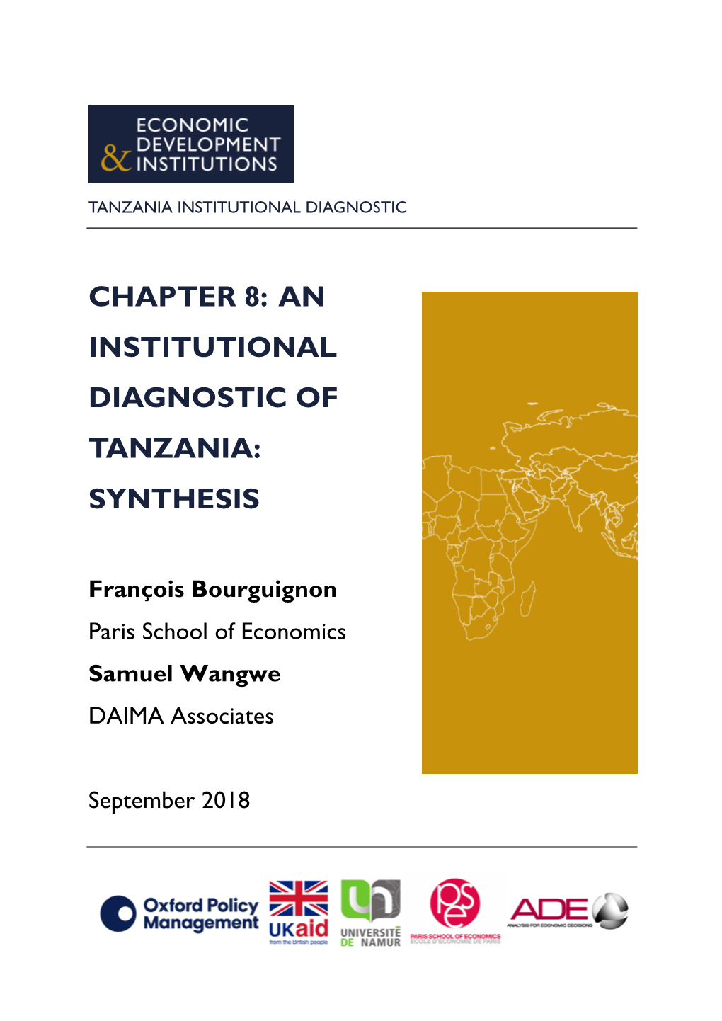 Chapter 8: an Institutional Diagnostic of Tanzania: Synthesis