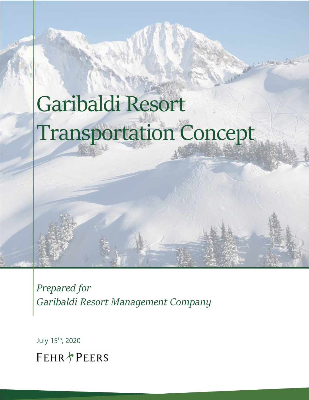 Garibaldi Resort Transportation Concept