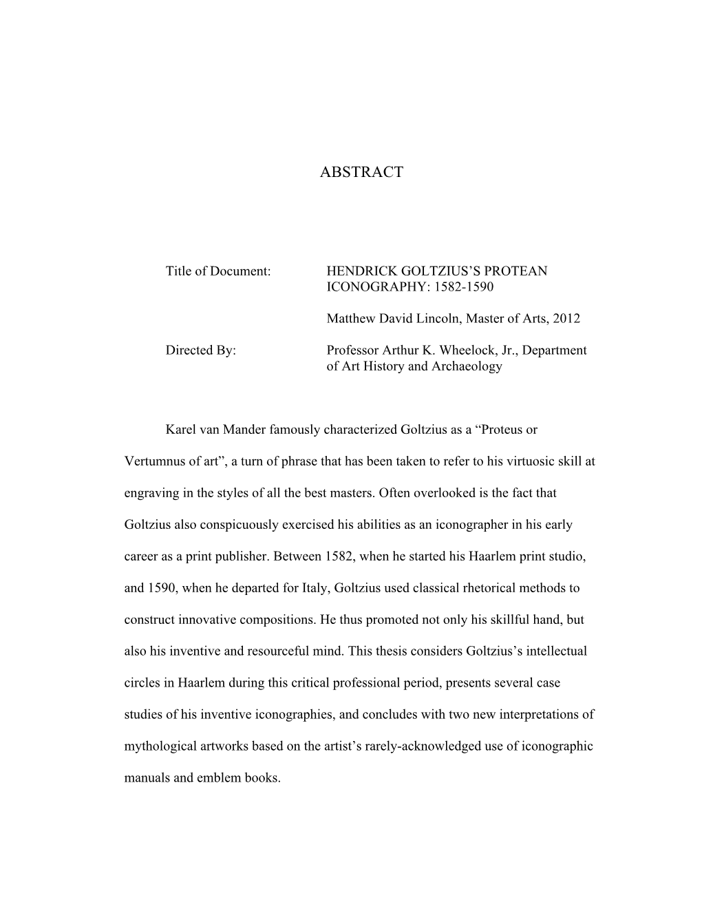 Mlincoln Thesis Formatted